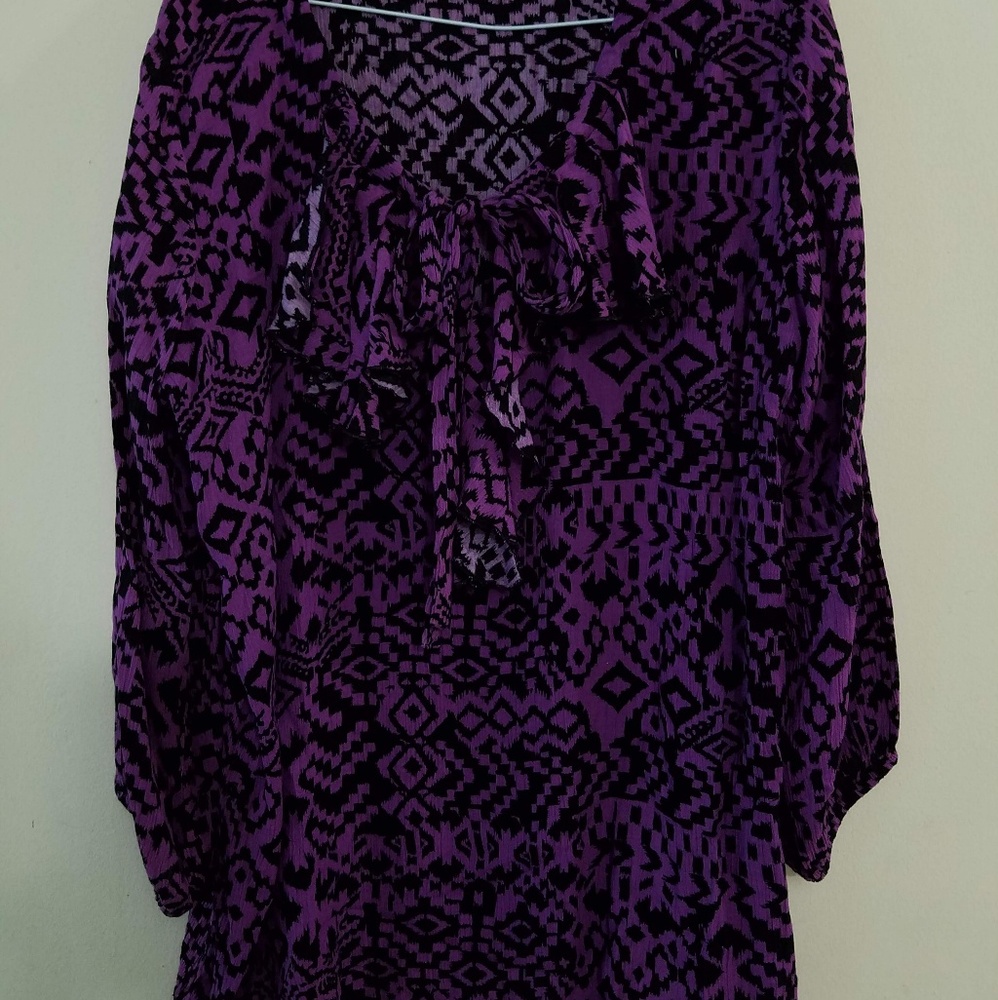 Purple blouse